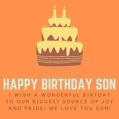 Nice Wishes for Son Image