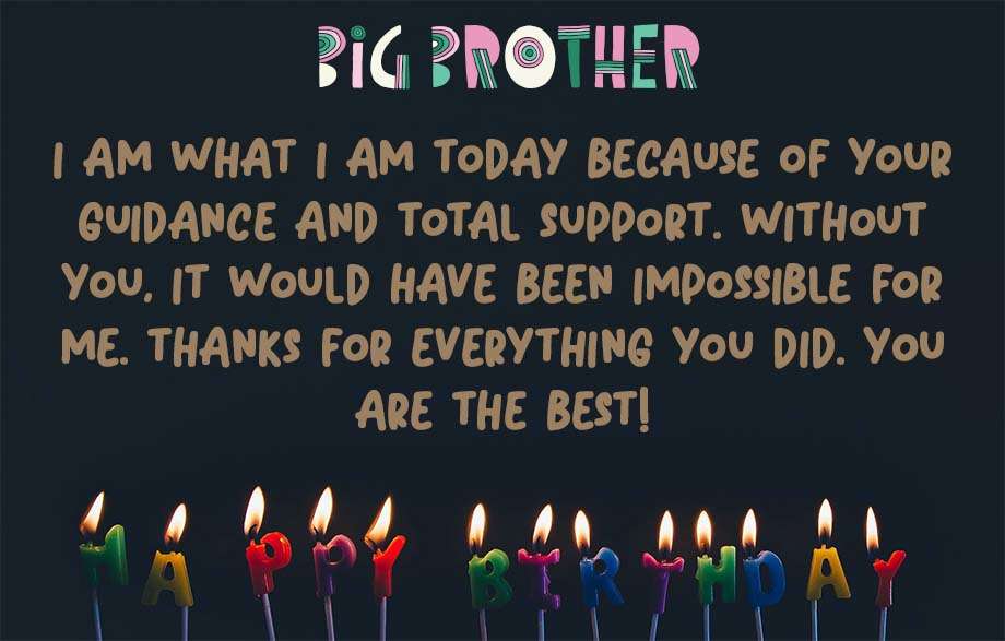 Heartwarming wishes for Brother 10