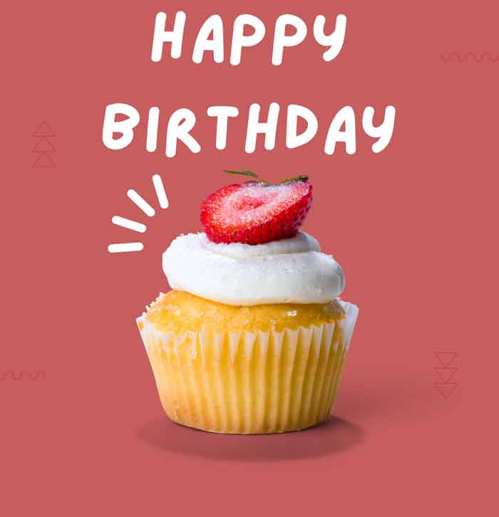 Sweet Strawberry Cake Images for Birthdays